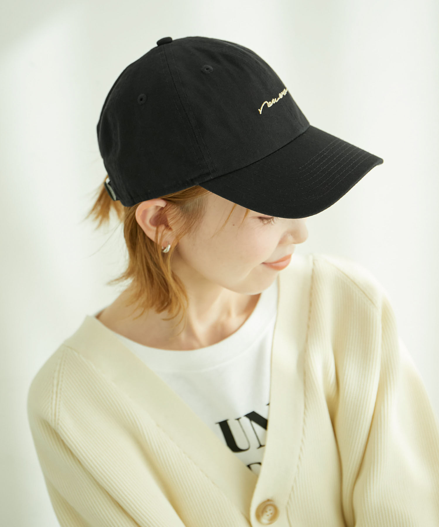 ROPE PICNIC PASSAGE「【NEWERA(R)/別注】Casual Classic handwritten logo cap」|キャップ・キャスケット|ブラック(01)