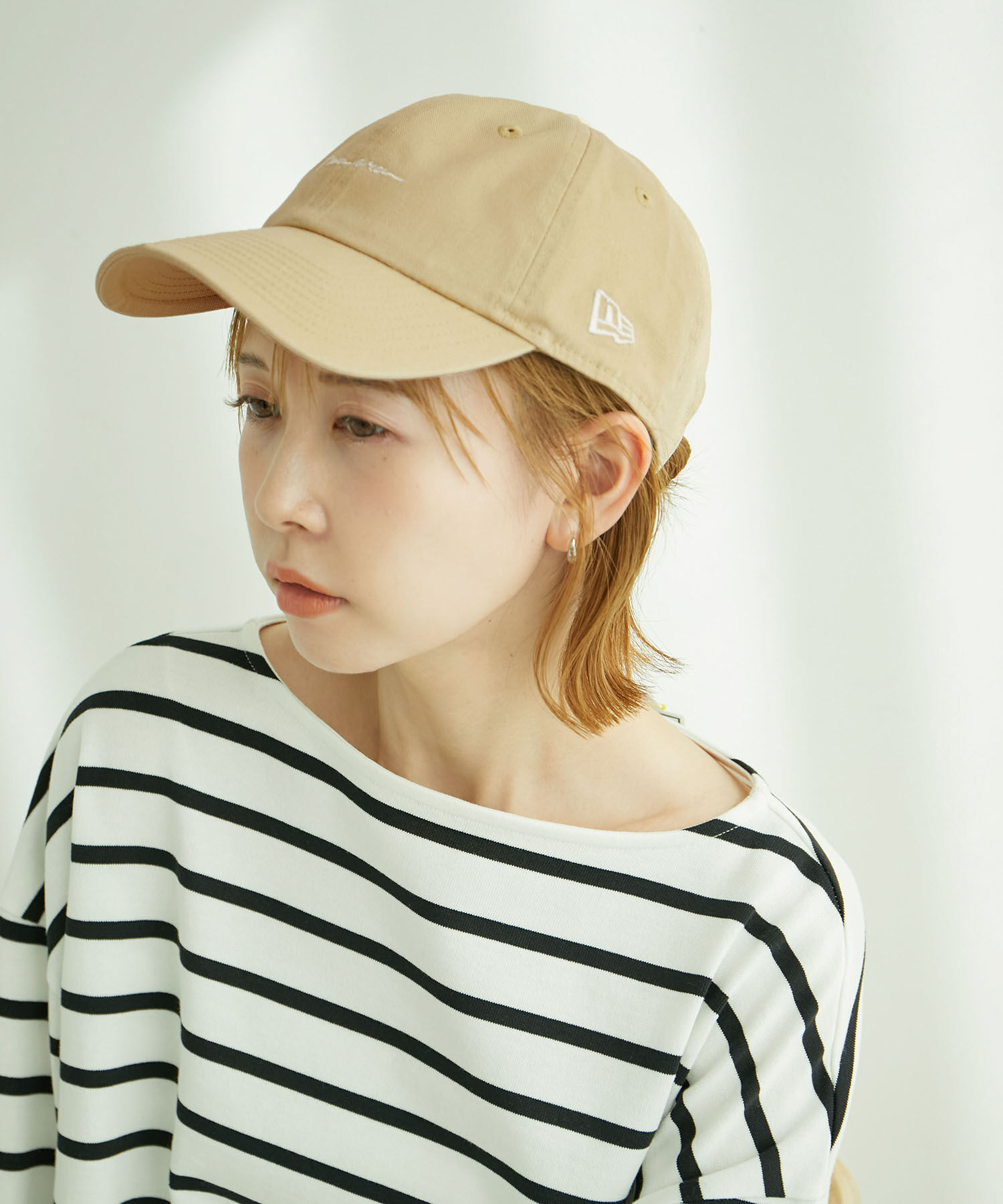 ROPE PICNIC PASSAGE「【NEWERA(R)/別注】Casual Classic handwritten logo cap」|キャップ・キャスケット|イエロー系(81)