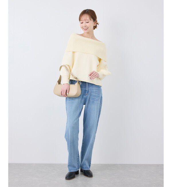 Rope&rsquo;Picnic「【ウエスト革命デニム】ウエストシェイプハイライズマムジーンズ」|デニム|