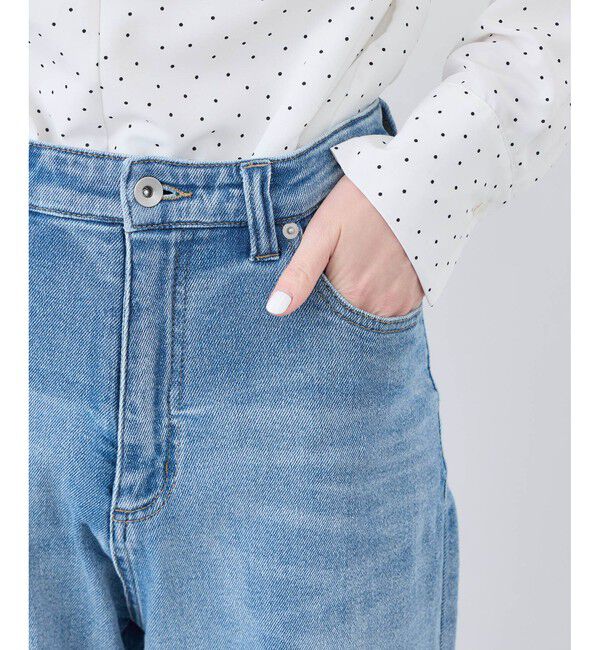 Rope&rsquo;Picnic「【ウエスト革命デニム】ウエストシェイプハイライズマムジーンズ」|デニム|