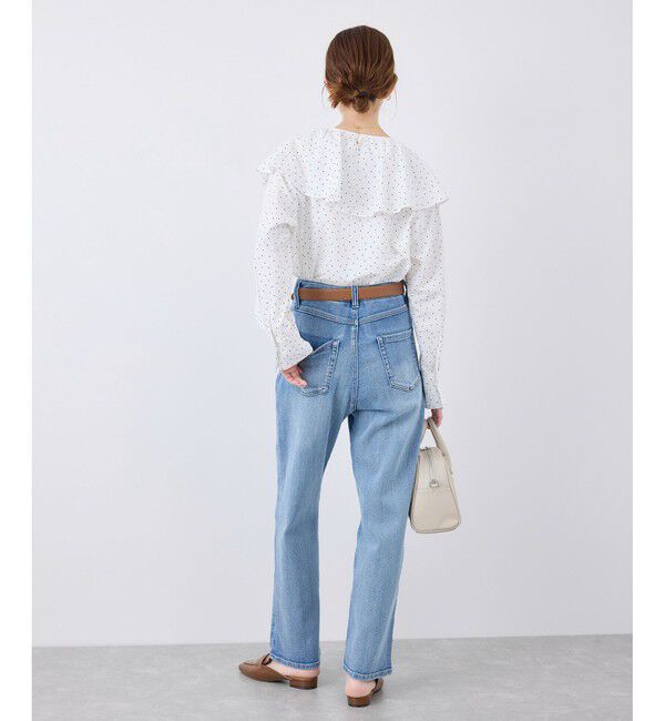 Rope&rsquo;Picnic「【ウエスト革命デニム】ウエストシェイプハイライズマムジーンズ」|デニム|