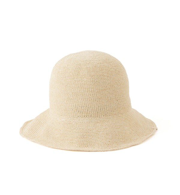 ROPE PICNIC PASSAGE「細編みプレート付きハット」|ハット|