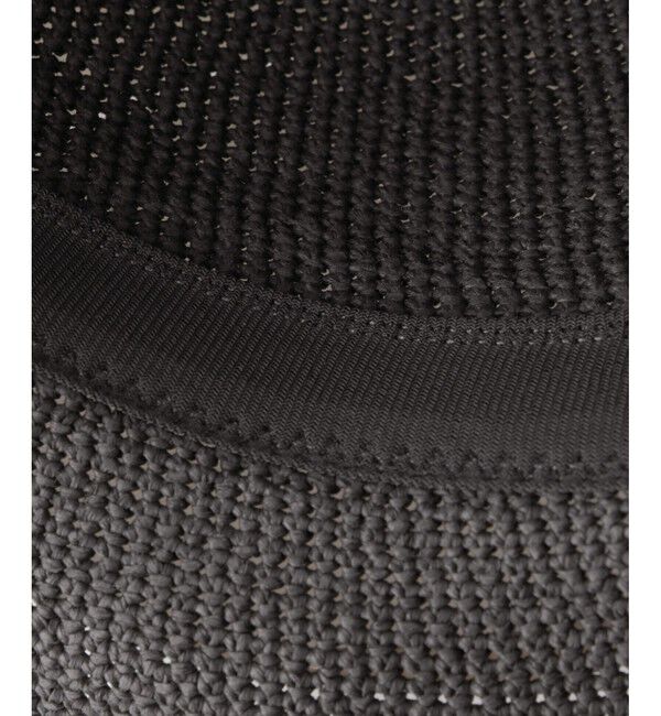 ROPE PICNIC PASSAGE「細編みプレート付きハット」|ハット|