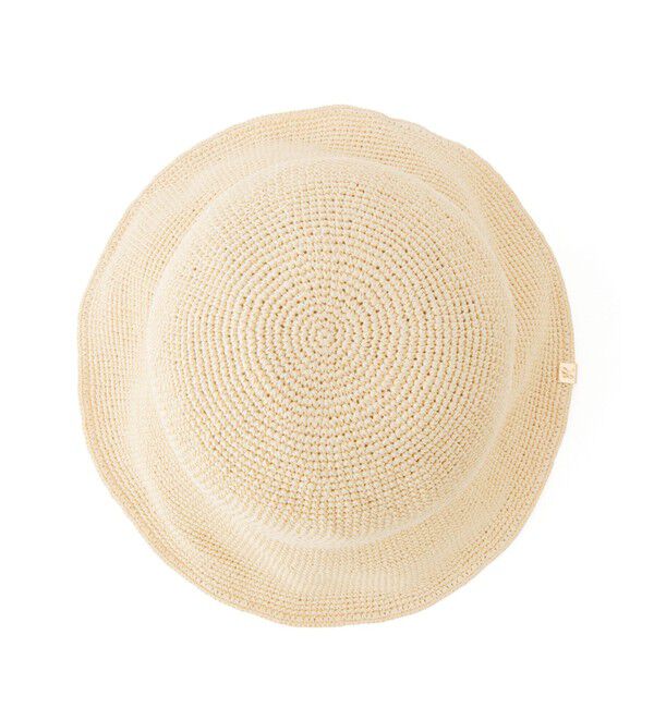 ROPE PICNIC PASSAGE「細編みプレート付きハット」|ハット|