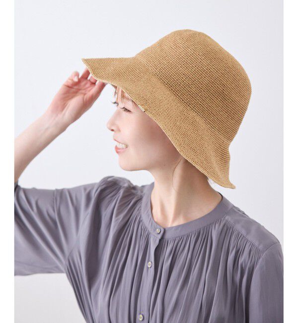 ROPE PICNIC PASSAGE「細編みプレート付きハット」|ハット|チャイロサブ