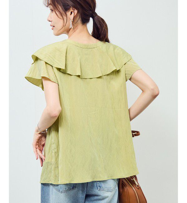 Rope&rsquo;Picnic「【emur/エミュール】ランダムラッフルブラウス」|シャツ・ブラウス|