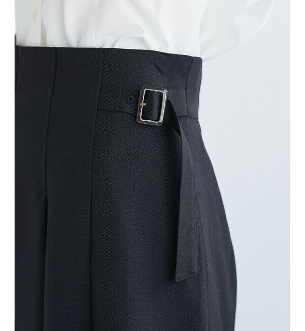 Rope&rsquo;Picnic「レディハンサムシリーズ ウールライクタックキルトスカート/セットアップ対応」|スカート|