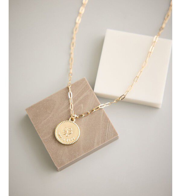 ROPE PICNIC PASSAGE「メタルコイントップショートネックレス」|ネックレス|