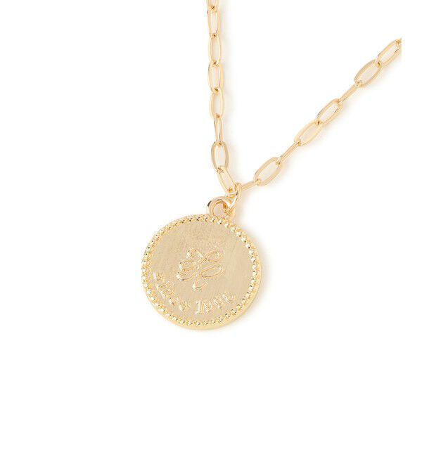 ROPE PICNIC PASSAGE「メタルコイントップショートネックレス」|ネックレス|