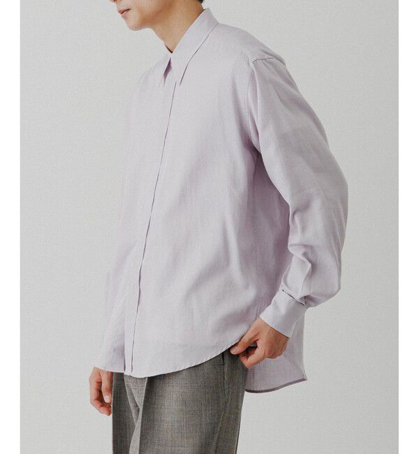 ADAM ET ROPE'「ソフト コットン ドレープ シャツ」|シャツ・ブラウス|