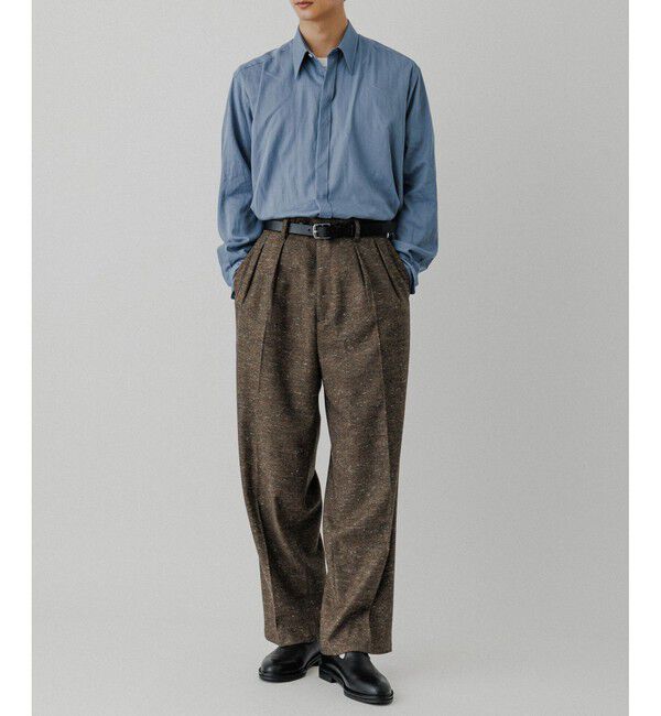 ADAM ET ROPE'「ソフト コットン ドレープ シャツ」|シャツ・ブラウス|