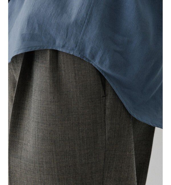 ADAM ET ROPE'「ソフト コットン ドレープ シャツ」|シャツ・ブラウス|