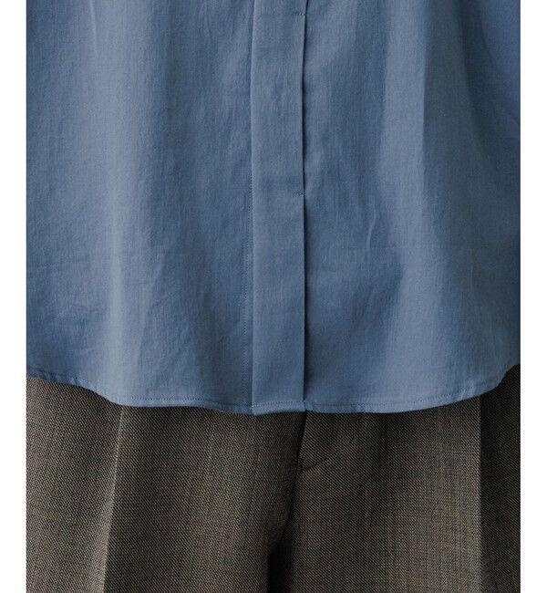 ADAM ET ROPE'「ソフト コットン ドレープ シャツ」|シャツ・ブラウス|