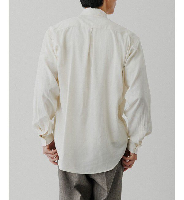 ADAM ET ROPE'「ソフト コットン ドレープ シャツ」|シャツ・ブラウス|