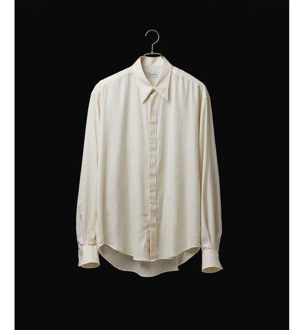 ADAM ET ROPE'「ソフト コットン ドレープ シャツ」|シャツ・ブラウス|オフホワイト(15)