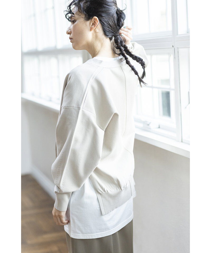  「ボリュームスリーブニットカーディガン」|カーディガン|