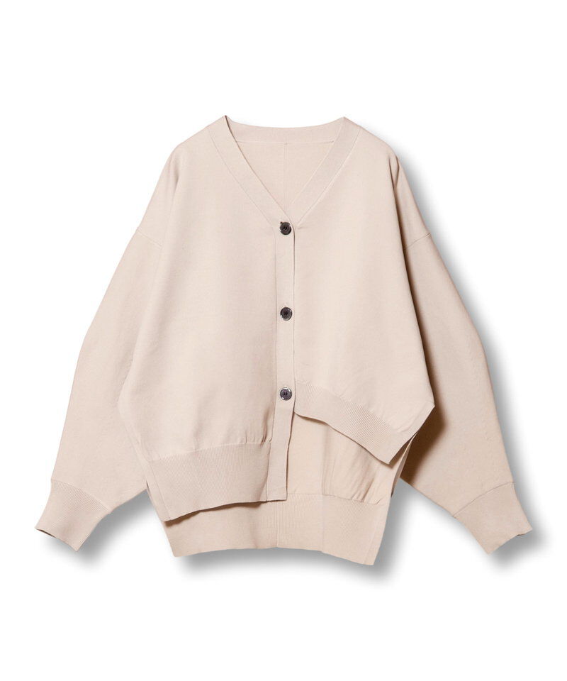  「ボリュームスリーブニットカーディガン」|カーディガン|