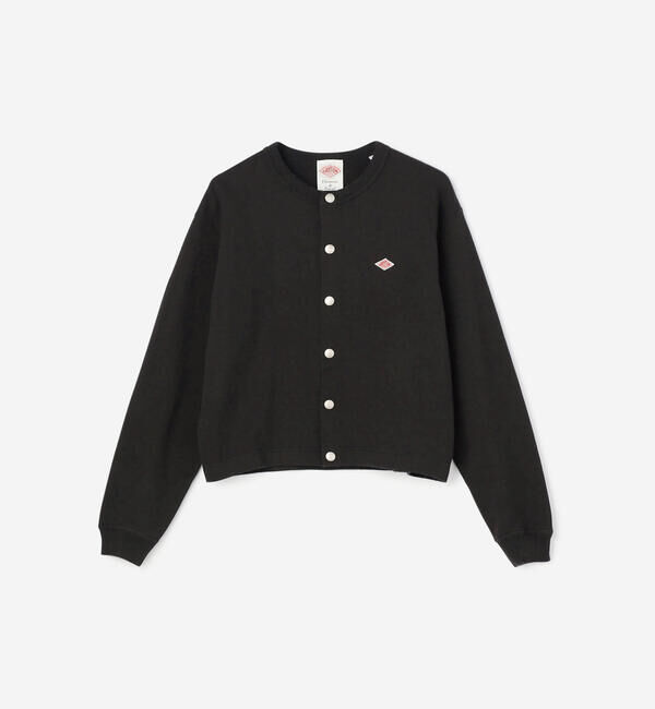 DANTON「DANTON | コットン クルーネックカーディガン WOMEN」|カーディガン|