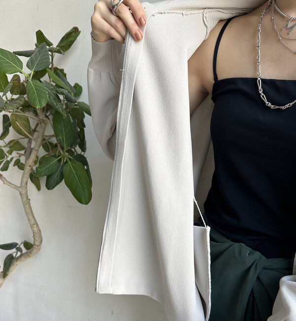  「【WEB限定】ジップフーディー 」|カーディガン|