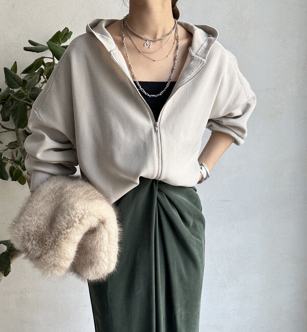  「【WEB限定】ジップフーディー 」|カーディガン|