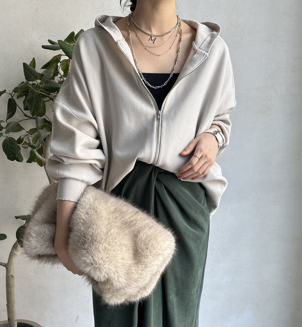  「【WEB限定】ジップフーディー 」|カーディガン|