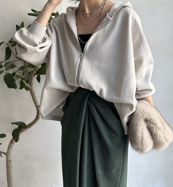  「【WEB限定】ジップフーディー 」|カーディガン|