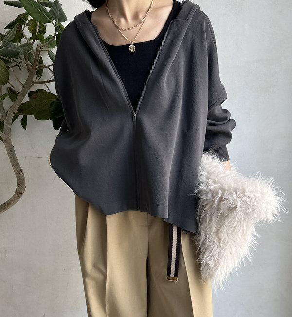  「【WEB限定】ジップフーディー 」|カーディガン|