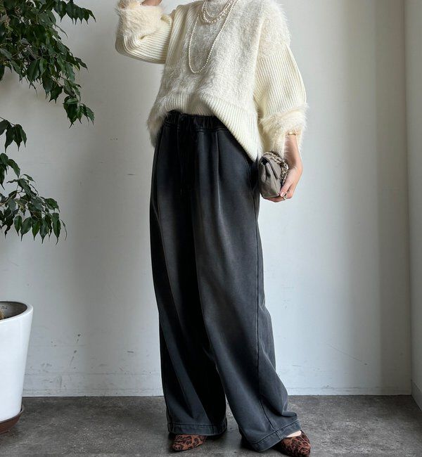  「【WEB限定】編地ミックスニット」|ニット・セーター|