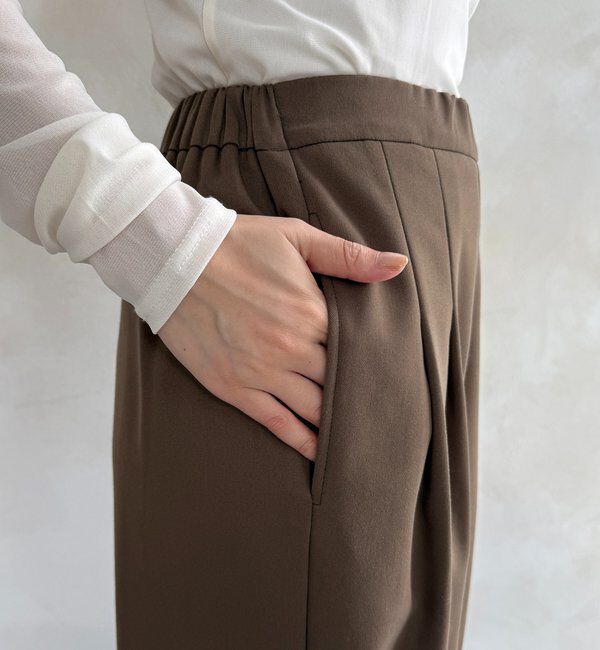  「裏起毛ボンディングパンツ」|チノ|