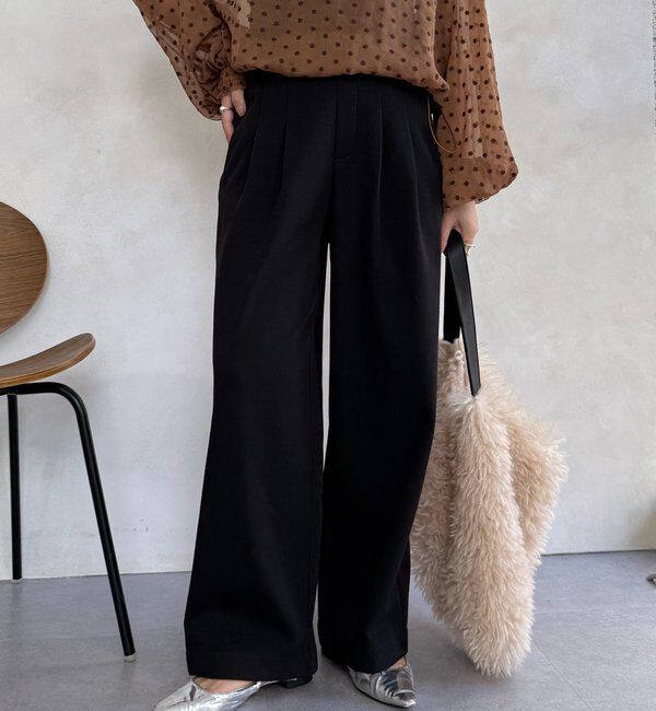  「裏起毛ボンディングパンツ」|チノ|