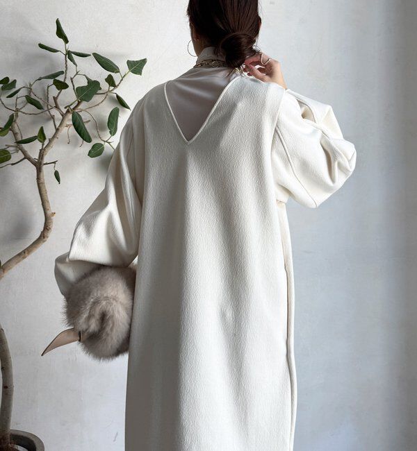  「【前後2WAY】裏起毛袖ボリュームワンピース」|ワンピース|