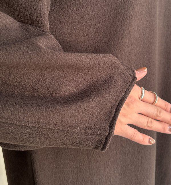  「【前後2WAY】裏起毛袖ボリュームワンピース」|ワンピース|