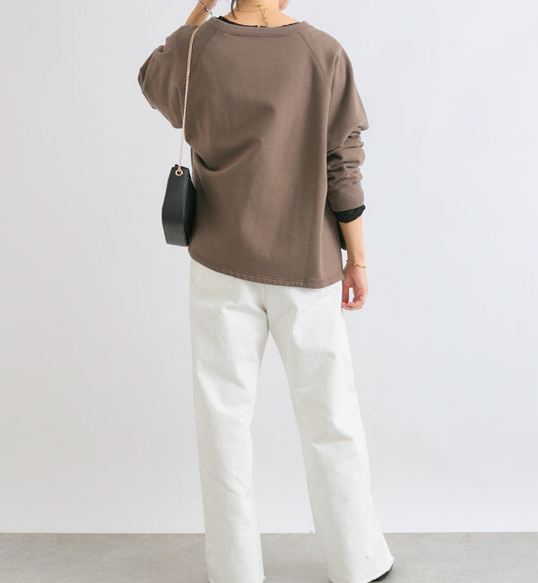  「【大人が着やすい】キーネックオーバースウェット」|Tシャツ・カットソー|