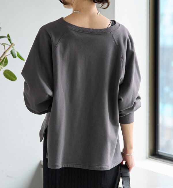  「【大人が着やすい】キーネックオーバースウェット」|Tシャツ・カットソー|