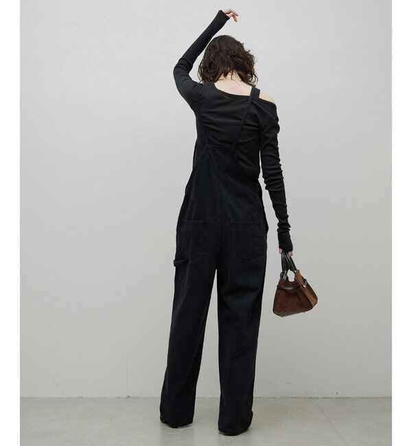  「【サイズ展開あり/長さ調整可能】デニムサロペット」|チノ|