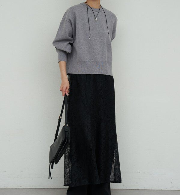  「スウェットライククルーニット」|Tシャツ・カットソー|