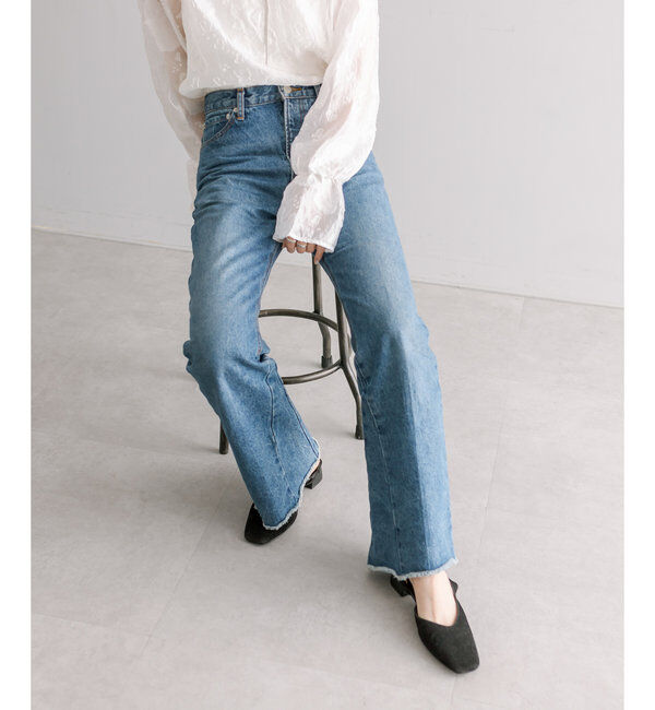  「ai no de kojimaフレア」|デニム|