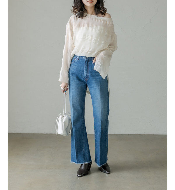  「ai no de kojimaフレア」|デニム|