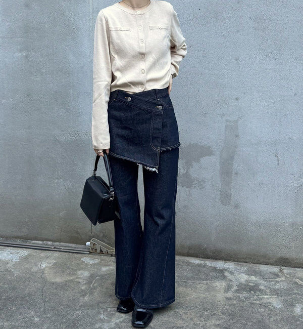  「[mline]ボタンカーディガン」|カーディガン|