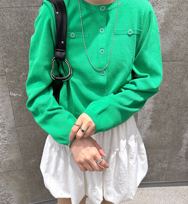  「[mline]ボタンカーディガン」|カーディガン|