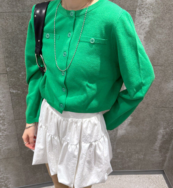  「[mline]ボタンカーディガン」|カーディガン|