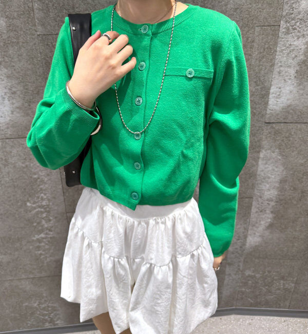  「[mline]ボタンカーディガン」|カーディガン|