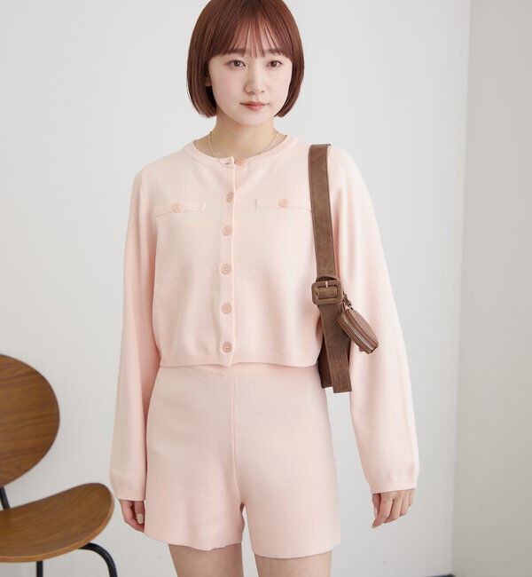  「[mline]ボタンカーディガン」|カーディガン|