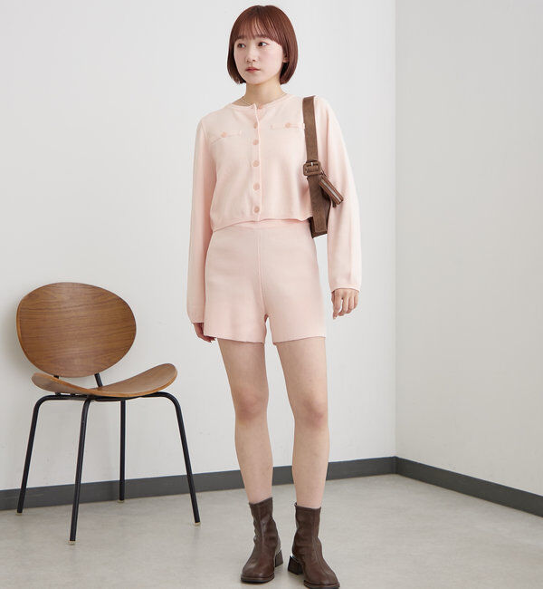  「[mline]ボタンカーディガン」|カーディガン|