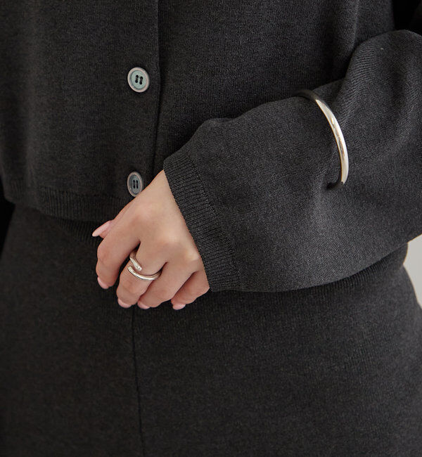  「[mline]ボタンカーディガン」|カーディガン|