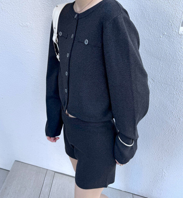  「[mline]ボタンカーディガン」|カーディガン|
