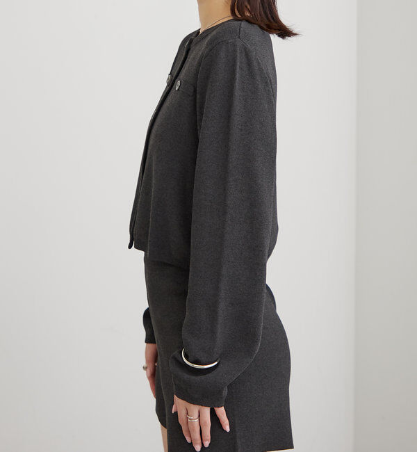  「[mline]ボタンカーディガン」|カーディガン|