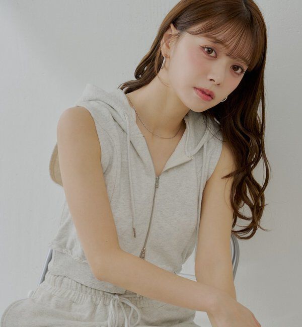  「ノースリフードパーカー」|Tシャツ・カットソー|エクリュ