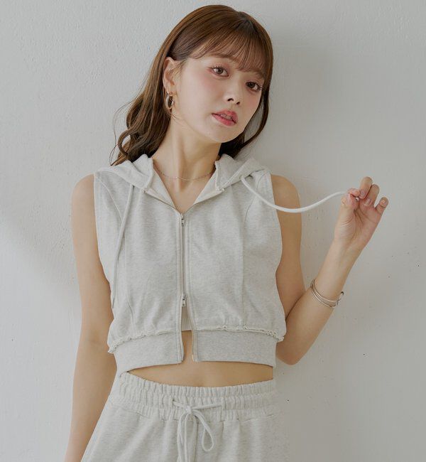  「ノースリフードパーカー」|Tシャツ・カットソー|