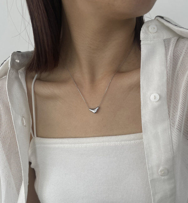  「【ベストセラー】〈GOLDY/ゴールディ〉ぷっくりトライアングルネックレス」|ネックレス|